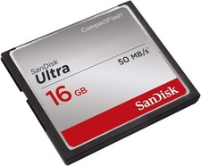 Sandisk Ultra Compactflash CF 50 MB/S 16 GB Memory Card