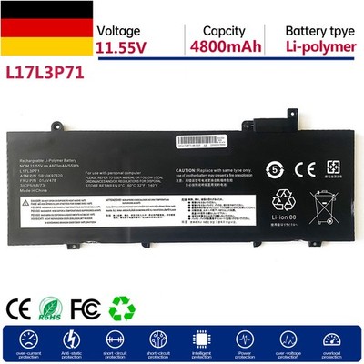 L17L3P71 Akku für Lenovo ThinkPad T480s 20L7S27F00 20L7S07N01 20L8002UMX Battery