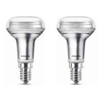 Philips Led R50 Reflektor Lampe E14 2.8W=40W Leuchtmittel Warmweiß Strahler 2ER