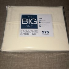 The Big One Easy Care Twin Sheet Set - Ivory