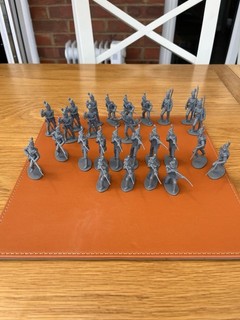 26 Vintage Airfix 1/32 Scale Waterloo British Infantry 1815