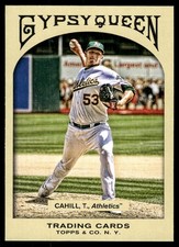 Trevor Cahill 2011 Topps Gypsy Queen #215 Athletics MLB READ FREE SHIPPING