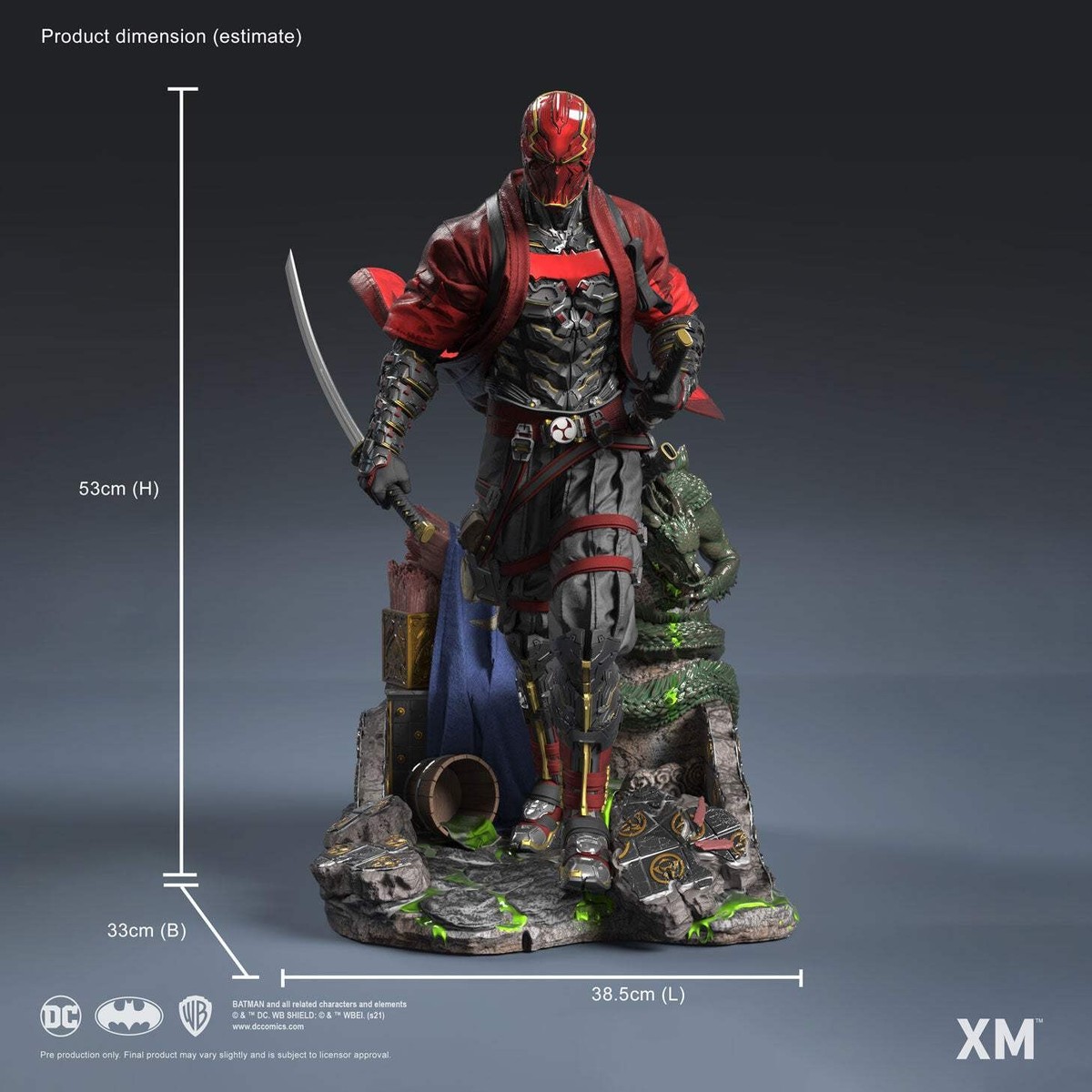 XM STUDIOS DC Comics Samurai Series Red Hood 1:4 Quarter Scale