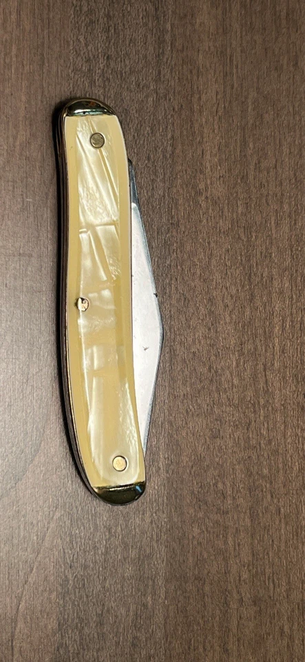 Navaja de Bolsillo Colonial Prov R.I. Pat Pend Vintage Dos Hojas Gentle’s Foto 2 de 4