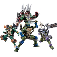 HIPLAY HEATBOYS Mecha TMNT 4 - Leonardo/ Raphael/ Michelangelo/ Donatello Figure