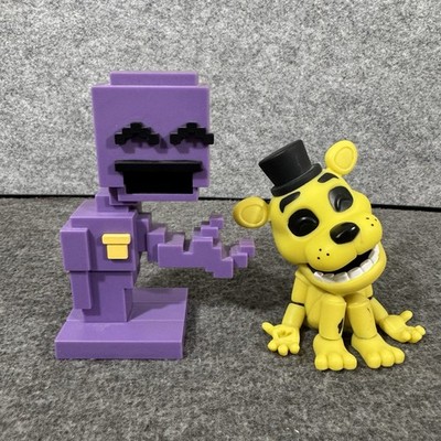 Youtooz Five Nights at Freddy's  #16 PURPLE GUY & #12 GOLDEN FREDDY  FNAF Figure