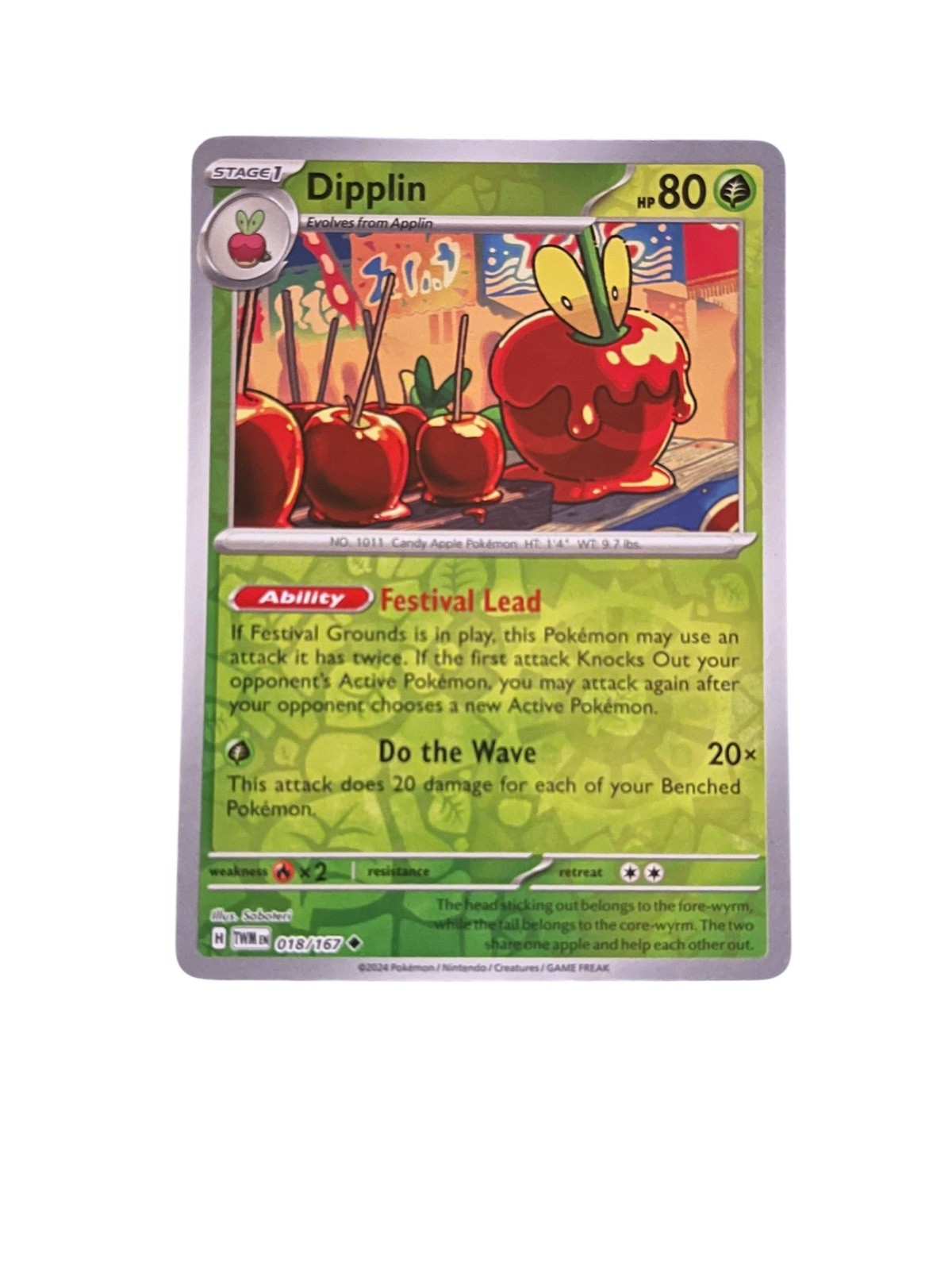 Dipplin (Poke Ball) 010/131 Pokemon Prismatic Evolutions LP
