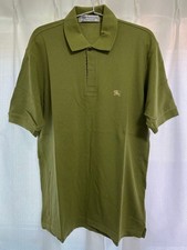 Vintage Burberrys Olive Polo Shirt L