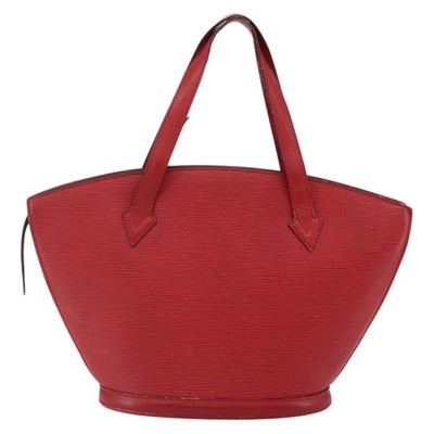 LOUIS VUITTON Epi Saint Jacques Shoulder Bag Red M52277 LV Auth
