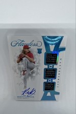 2025 Panini Flawless Rookie Mastercraft Rhett Lowder 1/1 Laundry Tag Reds RC A9