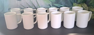12 Vtg American Airlines First Class Coffee Mugs Lot Set Porcelain 73MU700 AA 