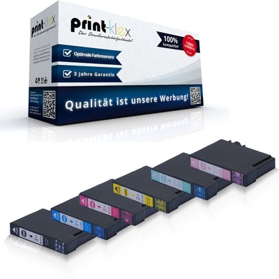 6x Kompatible Tintenpatronen für Epson Stylus Photo P50 Set - Drucker Pro Serie