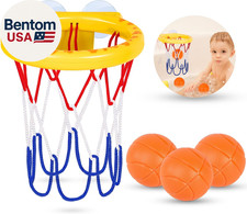 Bath Toys, Bathtub Basketball Hoop for Kids Toddlers, Bath Shower Toys for Kids,
