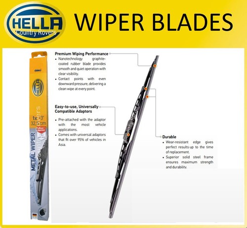 CLASSIC MINI WIPER BLADES 1980 to 2000 HELLA HIGH QUALITY BRAND BLADES 11" HOOK - Picture 5 of 6