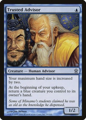 MTG Magic the Gathering Trusted Advisor (59/170) Saviors of Kamigawa MP