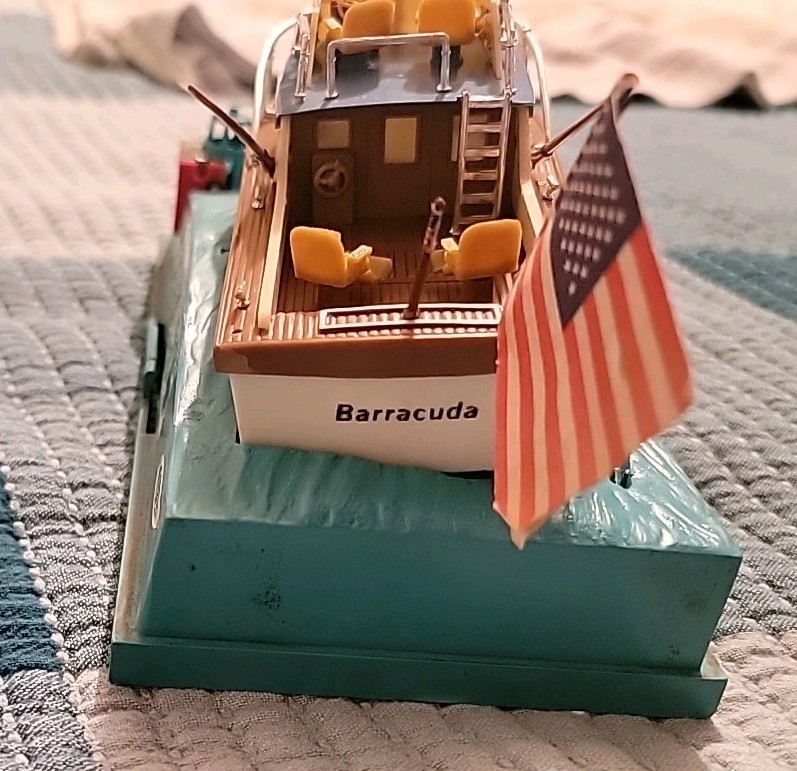 NOS 1966 IDEAL Motorific Barracuda Boat COMPLETE In Original Display ...