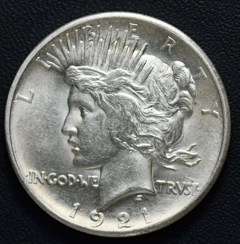 1921 Peace Dollar Choice AU
