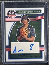 Moreno, Alexander - 2023 USA Baseball Stars & Stripes - Autograph - INV1