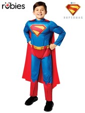 Superman Deluxe Costume Superman 2025 , Child - 6-8 Years - Rubbies Deerfield