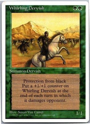 Whirling Dervish - U - MTG: Fourth Edition (4ED - ) 1995 [LP]