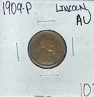 1909-P LINCOLN WHEAT CENT ~ AU ~NICE COIN~