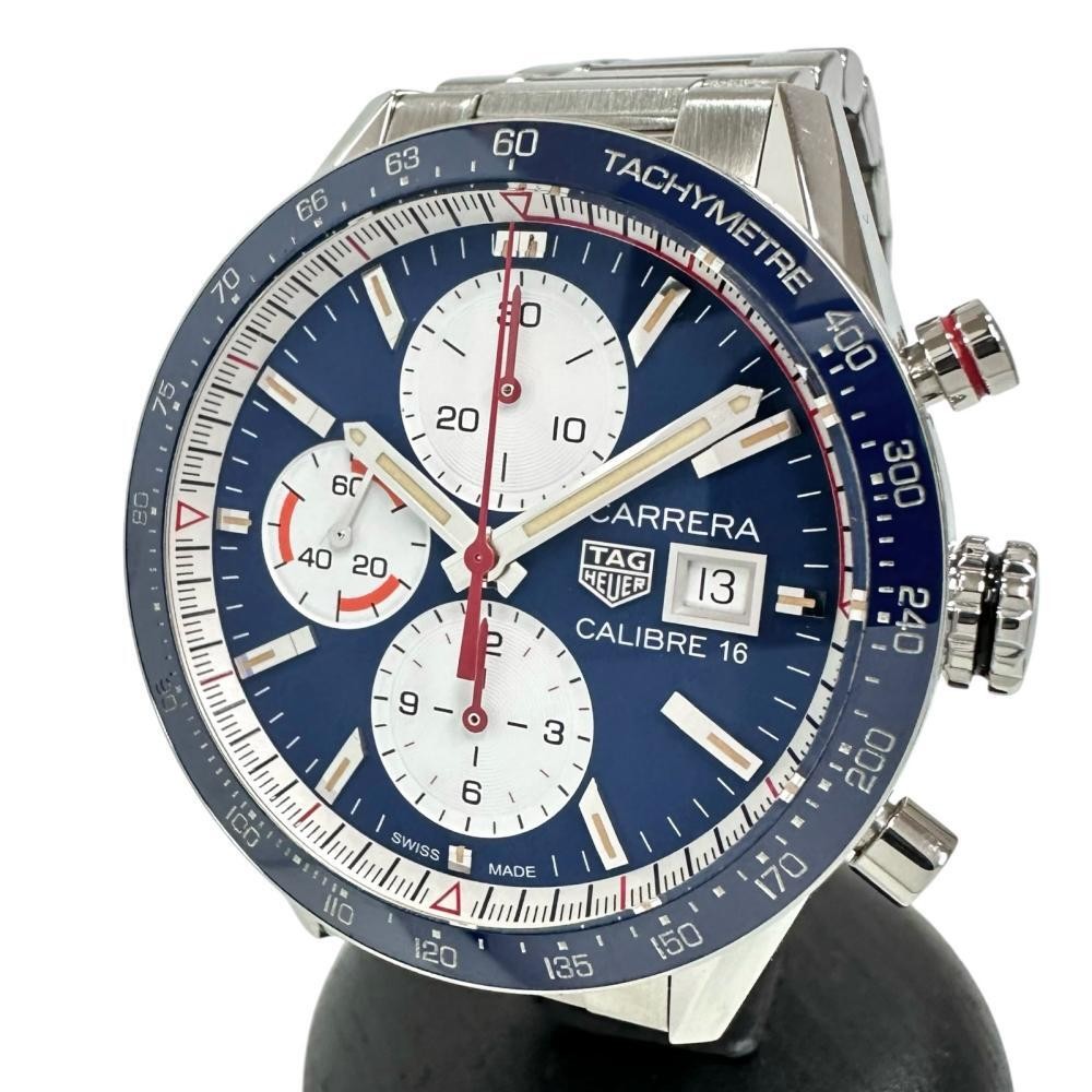 TAG HEUER Carrera CV201AR Calibre 16 Chronograph Stainless Steel Ceramic Automatic Watch 531276