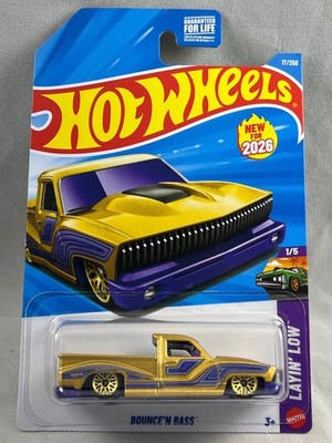 Hot Wheels 2026 Bounce'n Bass Gold Layin' Low 1/5 17/250