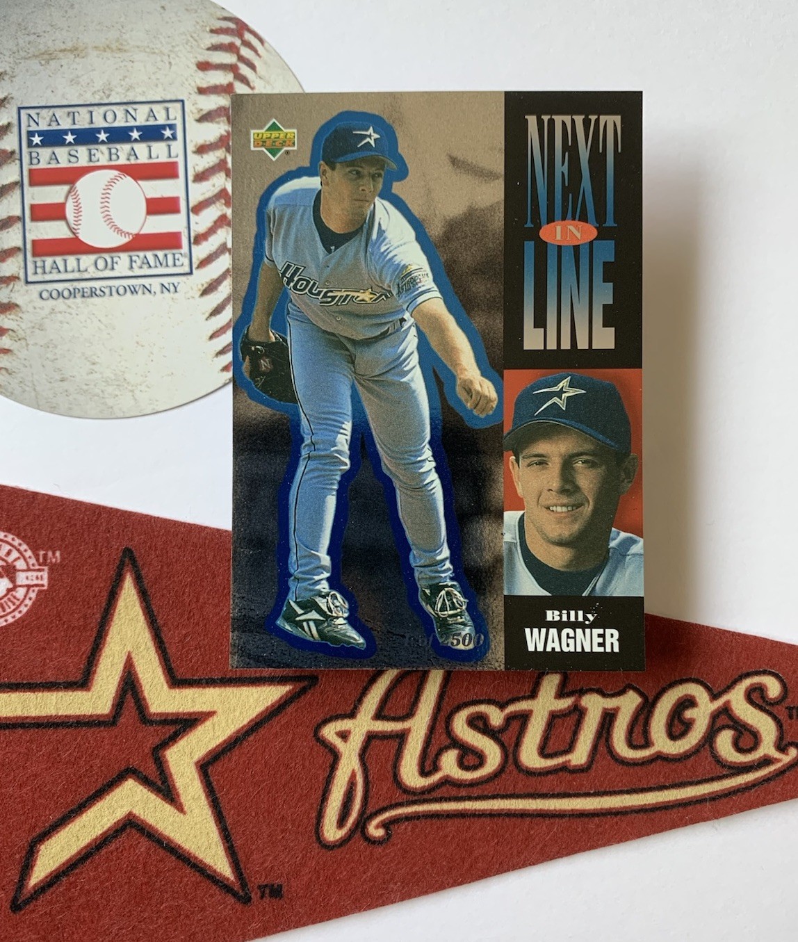HOT 🔥1994 Upper Deck BILLY WAGNER NEXT IN LINE RC /2500 Rookie - 2025 MLB HOF