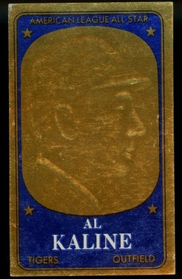 1965 Topps Embossed 13 Al Kaline Detroit Tigers VGEX