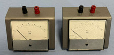 QTY 2 Triplett Electrical Instrument DC MA Milliamperes Panel Meter Model 420-G