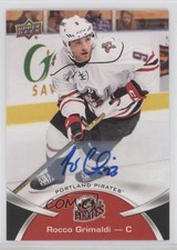 2015-16 Upper Deck AHL Auto Rocco Grimaldi #11 Auto 1m8