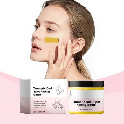 150G Moisturizing Whitening Facial Dark Spot Exfoliating Skincare Turmeric Scrub
