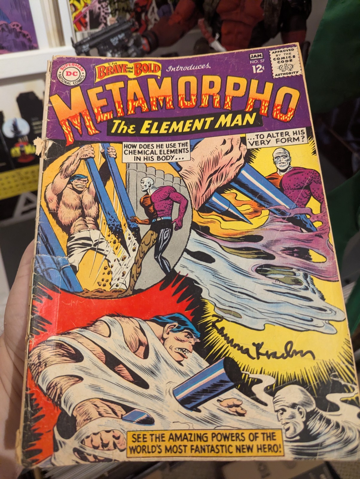 The Brave and the Bold #57 Signed Low Grade 1.0 Silver Age DC Comics 