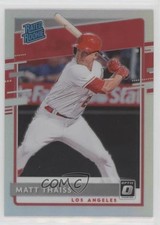 2020 Panini Donruss Optic Rated Rookies Holo Prizm Matt Thaiss #60 0o6v