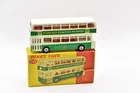 Vintage Original Dinky Toys 293 Leyland Atlantean Bus Green White Model BP Boxed