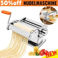 Nudelmaschine Nudel Metall 3in1 Nudelaufsätze Maker Edelstahl Pastamaschine DHL