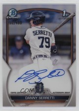 2023 Bowman Chrome Prospect Refractor 196/499 Danny Serretti #CPA-DSI Auto 1a39