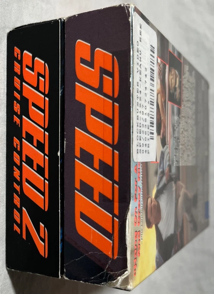2 VHS Lot - SPEED 1 & 2 (1994 & 1997) Keanu Reeves, Sandra Bullock FREE SHIPPING - Image 4 of 4
