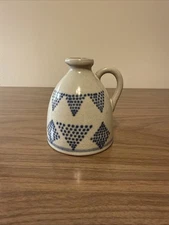 Vintage Prestige Place American Folk Art Museum Pottery Triangle Stoneware Jug