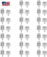 Lifhap 20 Pairs AA AAA Batteries Metal Battery Spring Contact Plate Replacement