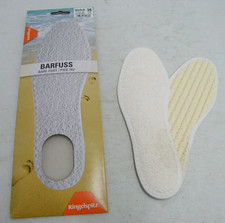 Ringelspitz Barefoot Insole Size 36, 37 Shock Absorbing Moisture Absorbing