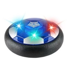 Floating Hover Soccer Ball LED Light Up Kids Toy Foam Bumpers Rechargeable
