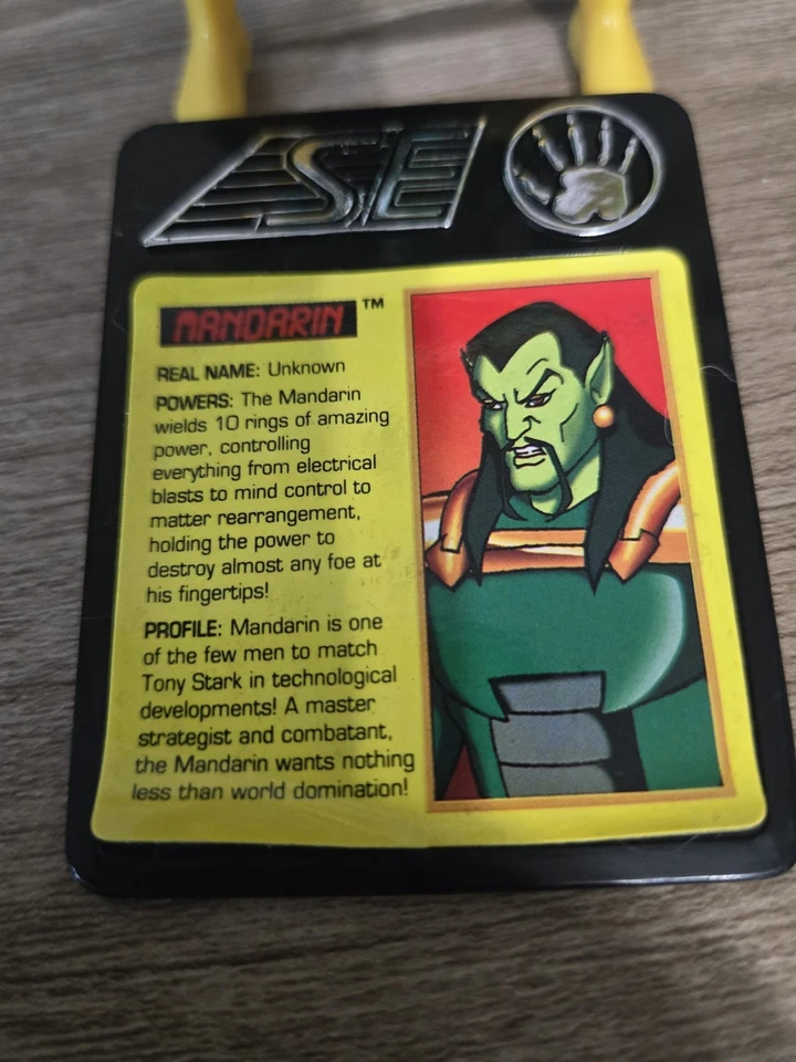 Figura de acción Iron Man Mandarin COMPLETA 5" vintage ToyBiz 1994 Foto 2 de 4