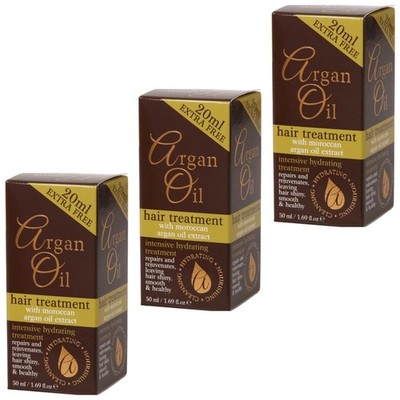  3 x XHC Arganöl Haarkur mit marokkanischem Arganöl 50 ml