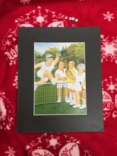 Really Lovely rare Mounted Art Print by BERYL COOK , early 1980s edition