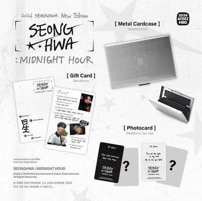 ATEEZ 2026 HAPPY BIRTHDAY MD SEONGHWA : MIDNIGHT HOUR(2 | eBay