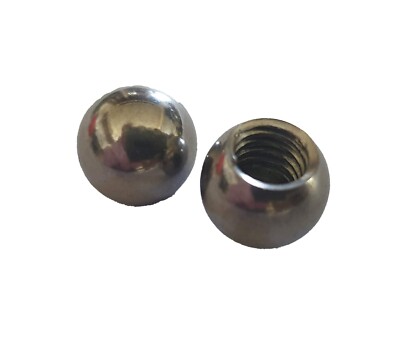 10mm M6 female threaded ball sphere for custom ball studs joints x2 ...