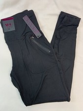 NWT Knit leggings women, size Small ,Black Color, Zippered Pockets , Ankle L