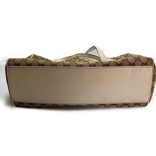 GUCCI Charmy Shoulder Hand Bag GG Canvas Leather 154180 Brown #33 - Picture 5 of 9