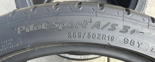Set of 2 BRAND NEW 285/30ZR19 Michelin Pilot Sport A/S3+ All Season 3 Plus Tires - Picture 8 of 13